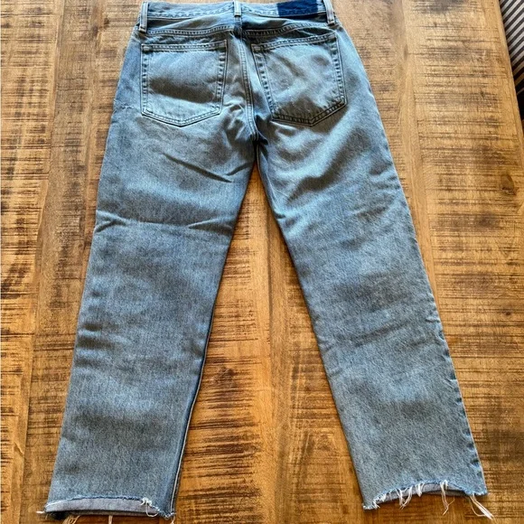 ÉTICA Rhea Midrise Straight Crop - Still Water Jeans Size 25